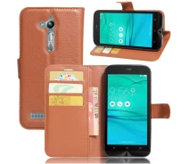 Купить - чехол для смартфона  Чехол IETP для ASUS ZenFone Go ZB500KL / X00AD книжка кожа PU коричневый