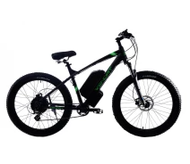 Купить - электровелосипеды  Электровелосипед WENDAT MTB 3" 27,5" 48V 22Ah 750W гидравлические томоза / рама 19 черно-зеленый (WENDAT MTB 3)