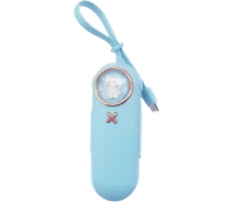 Купить - power bank  Детский УМБ Power Bank 5000mAh повербанк Котик Blue (11238)
