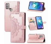 Купить - чехол для смартфона  Чехол Vintage для Motorola Moto G30 книжка кожа PU с визитницей розовый