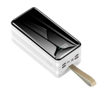 Купить - power bank  УМБ Power Bank 60000mAh повербанк с экраном и фонариком White (11232)
