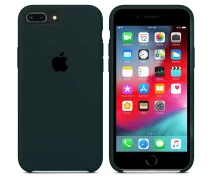 Купить - чехол для смартфона  Чехол Silicone Сase для Iphone 7 Plus / Iphone 8 Plus бампер накладка Forest Green