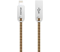 Купить - адаптер и кабель  Кабель AWEI CL-20 Lightning cable 1m Gold