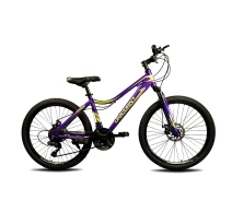 Купить - велосипед и аксессуар  Велосипед Unicorn 24 Smart Rider 2021 / рама 14" черно-фиолетовый (000SM24CF)