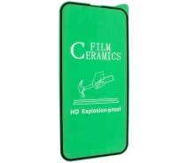 Купить - защитное стекло для смартфона  Защитное стекло-пленка Fiji Ceramics для Apple Iphone 14 Plus черный Full Glue 0,26 мм в упаковке