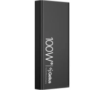 Купить - power bank  Портативная батарея Gelius Pro Titanium 100W 30000mAh + кабель Type-C/Type-C 100W GP-PB301 Black