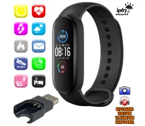 Купить - фитнес-браслет  Фитнес браслет спортивный смарт трекер Smart Band M7 спортивные часы для тренировок с пульсометром и тонометром Black