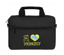Купить - сумку для ноутбука  Сумка для ноутбука Porto 12'' PN12 LoveUkraine Black (PN12BK_LoveUkr)