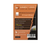 Купить - аксессуар для настольной игры  Аксессуар Games 7 Days Протекторы для карт Games7Days (57,5 х 89 мм, Standard USA, 50 шт.) (PREMIUM Plus) (GSD-035789)