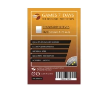 Купить - аксессуар для настольной игры  Аксессуар Games 7 Days Протекторы для карт Games7Days (50 х 75 мм, Standard USA, 100 шт.) (STANDART) (GSD-015075)