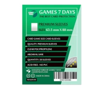 Купить - аксессуар для настольной игры  Аксессуар Games 7 Days Протекторы для карт Games7Days (63,5 х 88 мм, Card Game, 50 шт.) (PREMIUM) (GSD-026388)