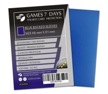 Купить - аксессуар для настольной игры  Аксессуар Games 7 Days Протекторы для карт Games7Days (66 х 91 мм, MTG, 80 шт.) Blue (PREMIUM) (GSD-BL6691)