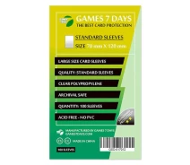 Купить - аксессуар для настольной игры  Аксессуар Games 7 Days Протекторы для карт Games7Days (70 х 120 мм, Large, 100 шт.) (STANDART) (GSD-017012)