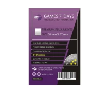 Купить - аксессуар для настольной игры  Аксессуар Games 7 Days Протекторы для карт Games7Days (56 х 87 мм, Standard USA, 50 шт.) (PREMIUM Plus) (GSD-035687)