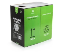Купить - кабельно-проводниковую продукцию  Кабель сетевой Vinga UTP Cat5e CCA 4 pairs 305 m (VCPDCUTPC505CCA305) (224494-01)