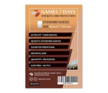 Купить - аксессуар для настольной игры  Аксессуар Games 7 Days Протекторы для карт Games7Days (80 х 120 мм, Ultra-Fit, 100 шт.) (STANDART) (GSD-018012)