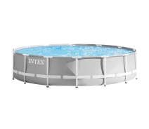 Купить - бассейн  Каркасный бассейн Intex 26726 Premium (457х122 см) с картриджным фильтром, стремянкой и тентом