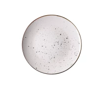 Купить - тарелку и салатник  Обеденная тарелка Ardesto Bagheria 26см из керамики Bright white (AR2926WGC)
