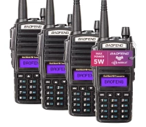 Купить - радиостанцию  Рация Baofeng UV-82, UHF/VHF, комплект 4 шт., 5 Вт, 1800 мАч + Ремешок на шею