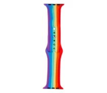 Купить - аксессуар к смарт-чсасам  Ремешок Silicone One-Piece Size-S для Apple Watch 42/44mm, Rainbow
