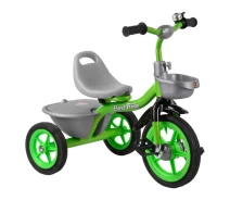 Купить - велосипед и аксессуар  Велосипед 3-х колесный BS-3615 "Best Trike" (1) резиновые колеса, переднее d=10'', заднее d=8'', колокольчик, 2 корзины, в коробке (202632)