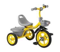Купить - велосипед и аксессуар  Велосипед 3-х колесный BS-9603 "Best Trike" (1) резиновые колеса, переднее d=10'', заднее d=8'', колокольчик, 2 корзины, в коробке (202634)