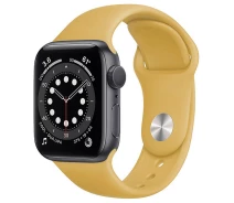Купить - аксессуар к смарт-чсасам  Ремешок Silicone Band для Apple Watch 38/40mm (S/M) Yellow