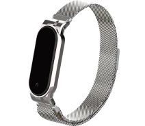 Купить - аксессуар к смарт-чсасам  Ремешок ArmorStandart Metal Milanese Magnetic Band для Xiaomi Mi Band 5 Silver (ARM57180) [49710]