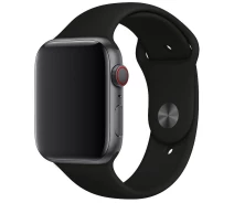 Купить - аксессуар к смарт-чсасам  Ремешок Silicone Band для Apple Watch 42/44mm (S/M) Black