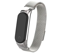 Купить - аксессуар к смарт-чсасам  Ремешок металлический ArmorStandart Metal Magnetic Milanese Band для Xiaomi Mi Band 4 (Silver) [41775]