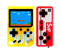 Купить - игровую консоль  Ретро игровая приставка c джойстиком Dendy Sup Retro Game Box with Controller 400 игр (Yellow) [49954]