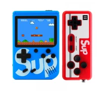 Купить - игровую консоль  Ретро игровая приставка c джойстиком Dendy Sup Retro Game Box with Controller 400 игр (Blue) [48837]