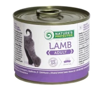 Купить -  Корм Nature's Protection Adult Lamb влажный с ягнятиной для взрослых собак всех пород 200 гр