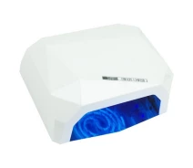Купить - лампу для маникюра  Лампа для маникюра Beauty Nail 36 Вт CCFL+LED UV зеркальная D-058 White (iz14994)
