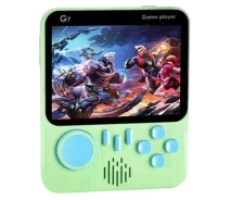 Купить - игровую консоль  Ретро игровая приставка SUP G7 Game Box Portable 666 in 1 AV (Green) [74651]