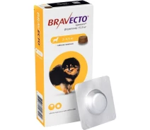 Купить - противопаразитарное средство для собаки  Bravecto (Бравекто) таблетка от блох и клещей 112.5 мг. для мелких собак весом от 2 до 4.5 кг. (BR001)
