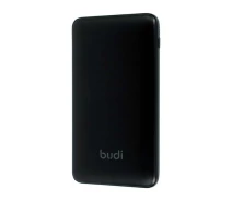 Купить - power bank  Power Bank Budi M8J086 10000 mAh USB/Type-C/Micro USB/Lightning QC3.0+PD18W Портативный Аккумулятор Повербанк быстрая зарядка для телефона/смартфона с индикатором Черный