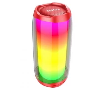 Купить - портативную колонку  Вluetooth колонка HOCO HC8 red с LED-подсветкой. (813001)