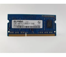 Купить - оперативную память  Оперативная память для ноутбука SODIMM Elpida DDR3 2Gb 1600MHz PC3-12800S (EBJ20UF8BDU0-GN-F) "Refurbished" (11136)