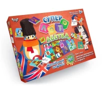 Купить - настольную игру  Настольная игра Суперлото, Азбука укр / англ DANKO TOYS (СЛА-01UE) (2000903604815)