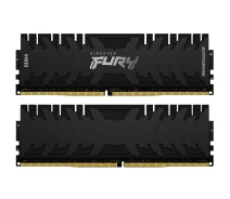 Купить - оперативную память  Модуль памяти для компьютера DDR4 16GB (2x8GB) 4266 MHz Renegade Black Kingston Fury (ex.HyperX) (KF442C19RBK2/16)