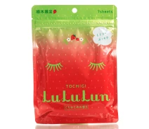 Купить - корейскую маску для лица  Тканевая маска для увлажнения Клубника Lululun Moisturizing Face Mask Strawberry 7 шт