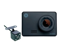 Купить - автомобильный видеорегистратор  Видеорегистратор Globex GE-203W DualCam (+ камера заднего вида) [65095]