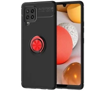 Купить - чехол для смартфона  Чехол Fiji Hold для Samsung Galaxy M12 (M127) бампер накладка с подставкой Black-Red