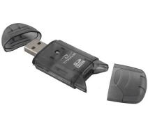Купить - кардридер  Кардридер USB2.0 Gembird FD2-SD-1 Gray
