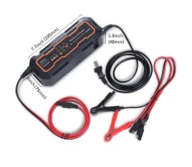 Купить - зарядное устройство для автомобильных аккумуляторов   Автомобильное зарядное устройство PROinstal BYGD 6V-12V 5А c индикацией AC 200V-240V, DC 6V-12V-0.9A + крокодиллы (16876-ytg)