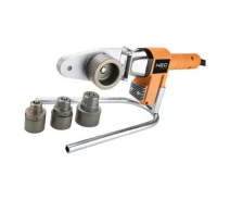 Купить - паяльник  Паяльник электрический Neo Tools для пластиковы труб 650 Вт, 4 насадки, PTFE (21-001)