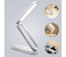 Купить - настольную лампу  Настольный LED светильник Folding Table LED Lamp 8005 Белый аккумуляторная настольная лампа