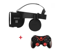 Купить - очки виртуальной реальности  Очки виртуальной реальности Bobo VR Z6 для телефона с джойстиком T3 Черные (236-2)