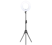 Купить - кольцевой свет  Селфи лампа и LED освещением 14" ZM336 |180cm Tripod Stand, Plug Powered, 3200-5600K|